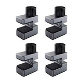 Morsetto in alluminio con rivestimento in gomma, apertura 11mm, 4pcs, QianLi iClamp