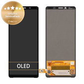 Schermo LCD per Sony Xperia 10 II, Vetro touch senza cornice, 100629211, Genuine Service Pack