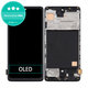 Schermo OLED per Samsung A51 A515F, Vetro touch con cornice