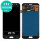 Schermo OLED per Samsung J3 J320F (2016), Black, Vetro touch senza cornice