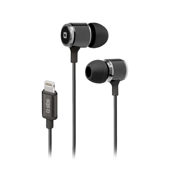 Cuffie con microfono Lightning, Black, SBS