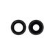 Set lente fotocamera posteriore con frame 2 pz per iPhone 12, 12 Mini, Black