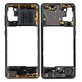 Telaio centrale per Samsung A31 A315F, Prism Crush Black, GH98-45428A, GH98-46150A, Genuine Service Pack