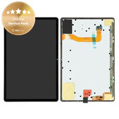 Schermo per Samsung Galaxy Tab S7 Plus T970N, T976B, Mystic Black, Vetro touch senza cornice, GH82-23864A, GH82-23407A, Genuine Service Pack