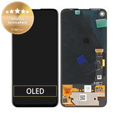 Schermo LCD per Google Pixel 4a 4G, Vetro touch senza cornice, G949-00007-01, Genuine Service Pack