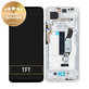 Schermo per Xiaomi Mi 10T 5G, Mi 10T Pro 5G, Lunar Silver, Vetro touch con cornice, 5600040J3S00, Genuine Service Pack