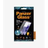 Vetro temperato Case Friendly AB per Samsung S21 Ultra, Fingerprint komp., Black, PanzerGlass