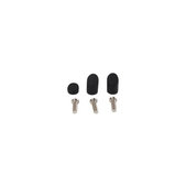 Tappi in gomma e viti parafango posteriore per Xiaomi Mi Electric Scooter 2 M365, Black