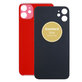Vetro scocca posteriore per iPhone 11, Red