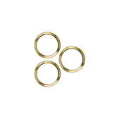Frame lente fotocamera posteriore 3pcs per iPhone 12 Pro, Gold