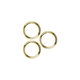 Frame lente fotocamera posteriore 3pcs per iPhone 12 Pro, Gold