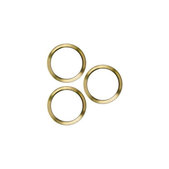 Frame lente fotocamera posteriore 3pcs per iPhone 12 Pro Max, Gold