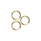 Frame lente fotocamera posteriore 3pcs per iPhone 12 Pro Max, Gold
