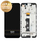 Schermo per Motorola Moto G30 XT2129, Phantom Black, Vetro touch con cornice, 5D68C18187, Genuine Service Pack