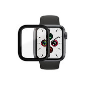 Vetro temperato Full Body AB per Apple Watch 4, 5, 6, SE (1st gen), SE (2nd gen) 40mm, Black, PanzerGlass
