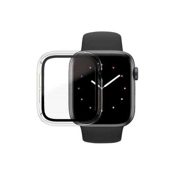 Vetro temperato Full Body AB per Apple Watch 4, 5, 6, SE (1st gen), SE (2nd gen) 44mm, Transparent, PanzerGlass