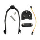Set di installazione ruota da 10" con supporto parafango per Xiaomi Mi Electric Scooter 2 M365, Pro, Black