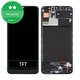 Schermo per Samsung A30s A307F, Prism Crush Black, Vetro touch con cornice