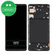 Schermo per Samsung A71 A715F, Vetro touch con cornice