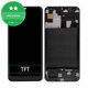 Schermo per Samsung A50 A505F, Black, Vetro touch con cornice