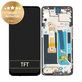 Schermo per OnePlus Nord N10 5G, Midnight Ice, Vetro touch con cornice, 2011100239, Genuine Service Pack