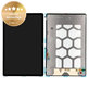 Schermo per Samsung Galaxy Tab S7 FE 5G T736B, Mystic Black, Vetro touch con cornice, GH82-25897A, Genuine Service Pack