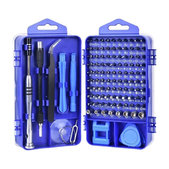 Set di cacciaviti e bit di precisione per riparazione cellulari, PC ed elettronica 115 in 1, Kingsdun