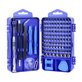Set di cacciaviti e bit di precisione per riparazione cellulari, PC ed elettronica 115 in 1, Kingsdun