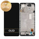 Schermo per Xiaomi Redmi Note 10 Pro, Vetro touch con cornice, Onyx Gray, 56000200K600, Genuine Service Pack