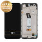 Schermo per Xiaomi Redmi Note 10 5G, Graphite Grey, Vetro touch con cornice, 5600020K1900, Genuine Service Pack