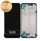 Schermo per Xiaomi Redmi Note 10S, Onyx Gray, Vetro touch con cornice, 5600020K7B00, 560002K7BN00, Genuine Service Pack
