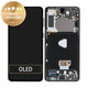 Schermo per Samsung S21 Plus G996B, Phantom Black, Vetro touch con cornice, GH82-24554A, GH82-24553A, GH82-27267A, Genuine Service Pack