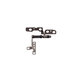 Cerniera sinistra per HP 15-cx0016nc, 77030206, Genuine Service Pack