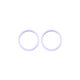 Frame lente fotocamera posteriore 2pcs per iPhone 11, 12, 12 Mini, Purple
