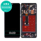 Schermo OLED per Huawei P30 Pro, P30 Pro 2020, Black, Vetro touch con cornice