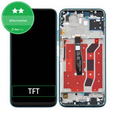 Schermo per Huawei P40 Lite, Crush Green, Vetro touch con cornice