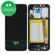 Schermo per Samsung A20e A202F, Black, Vetro touch con cornice