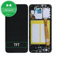 Schermo per Samsung A20e A202F, Black, Vetro touch con cornice
