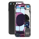 Scocca posteriore con piccoli componenti per iPhone SE 2020, Black