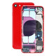 Scocca posteriore con piccoli componenti per iPhone SE 2020, Red