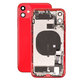 Scocca posteriore con piccoli componenti per iPhone 11, Red