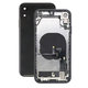 Scocca posteriore con piccoli componenti per iPhone XR, Black
