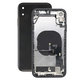 Scocca posteriore con piccoli componenti per iPhone XR, Black