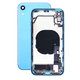 Scocca posteriore con piccoli componenti per iPhone XR, Blue