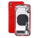 Scocca posteriore con piccoli componenti per iPhone XR, Red