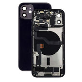 Scocca posteriore con piccoli componenti per iPhone 12, Black