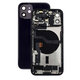 Scocca posteriore con piccoli componenti per iPhone 12, Black