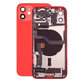 Scocca posteriore con piccoli componenti per iPhone 12, Red