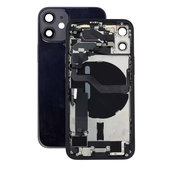 Scocca posteriore con piccoli componenti per iPhone 12 Mini, Black
