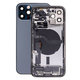 Scocca posteriore con piccoli componenti per iPhone 12 Pro, Blue
